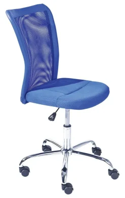 Drehstuhl Bonnie blau Metall Kunststoff