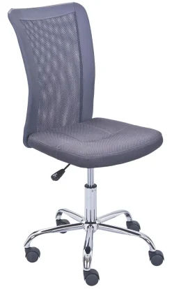 Drehstuhl Bonnie grau Kunststoff Metall