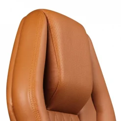 Drehstuhl braun Leder