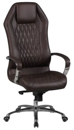 Drehstuhl braun Leder