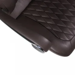 Drehstuhl braun Leder