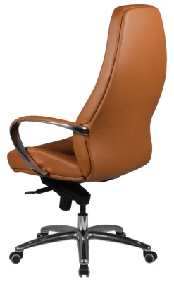 Drehstuhl braun Leder
