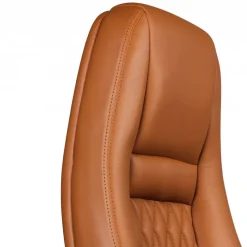 Drehstuhl braun Leder