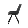 Drehstuhl EMILIA, 2er Set anthrazit Webstoff B/H/T: ca. 52x85x61 cm