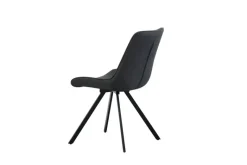 Drehstuhl EMILIA, 2er Set anthrazit Webstoff B/H/T: ca. 52x85x61 cm