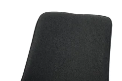 Drehstuhl EMILIA, 2er Set anthrazit Webstoff B/H/T: ca. 52x85x61 cm