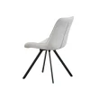 Drehstuhl EMILIA, 2er Set creme Webstoff B/H/T: ca. 52x85x61 cm