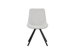 Drehstuhl EMILIA, 2er Set creme Webstoff B/H/T: ca. 52x85x61 cm