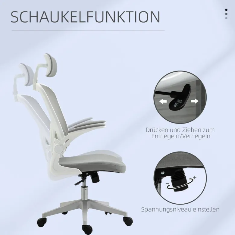 Drehstuhl 921-417 grau