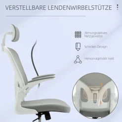 Drehstuhl 921-417 grau