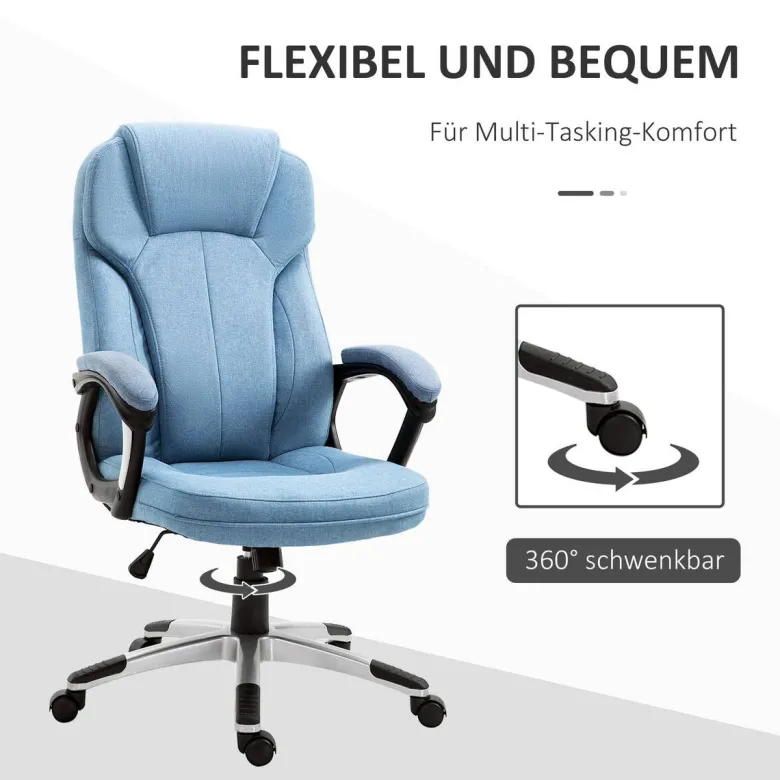 Drehstuhl 921-175 hellblau