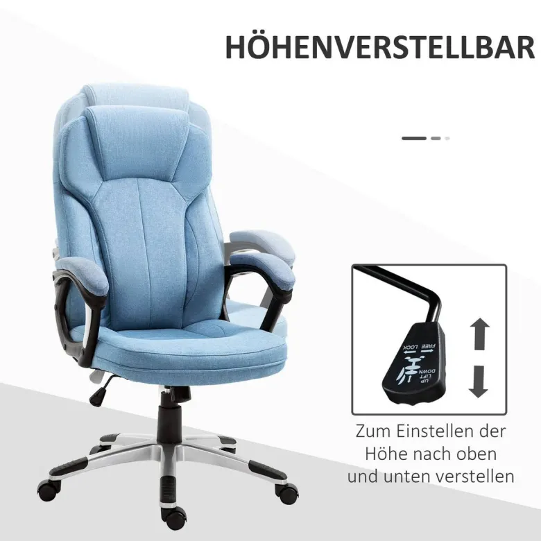 Drehstuhl 921-175 hellblau