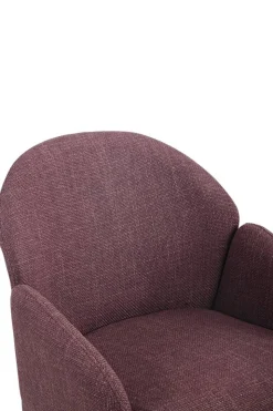 Drehstuhl Holly beere Microfaser Webstoff B/H/T: ca. 57x84x61 cm