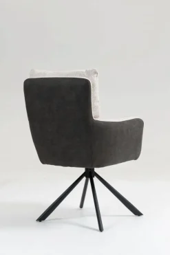 Drehstuhl Lecce beige Microfaser B/H/T: ca. 60x95x67 cm