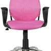 Drehstuhl pink Stoff