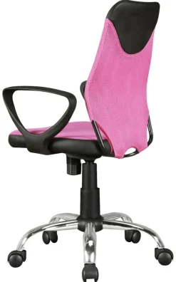 Drehstuhl pink Stoff