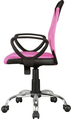 Drehstuhl pink Stoff