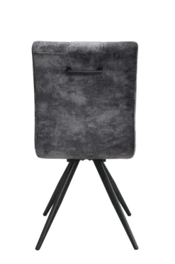 Drehstuhl Porto anthrazit Microfaser B/H/T: ca. 58x94x60 cm