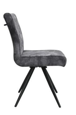 Drehstuhl Porto anthrazit Microfaser B/H/T: ca. 58x94x60 cm