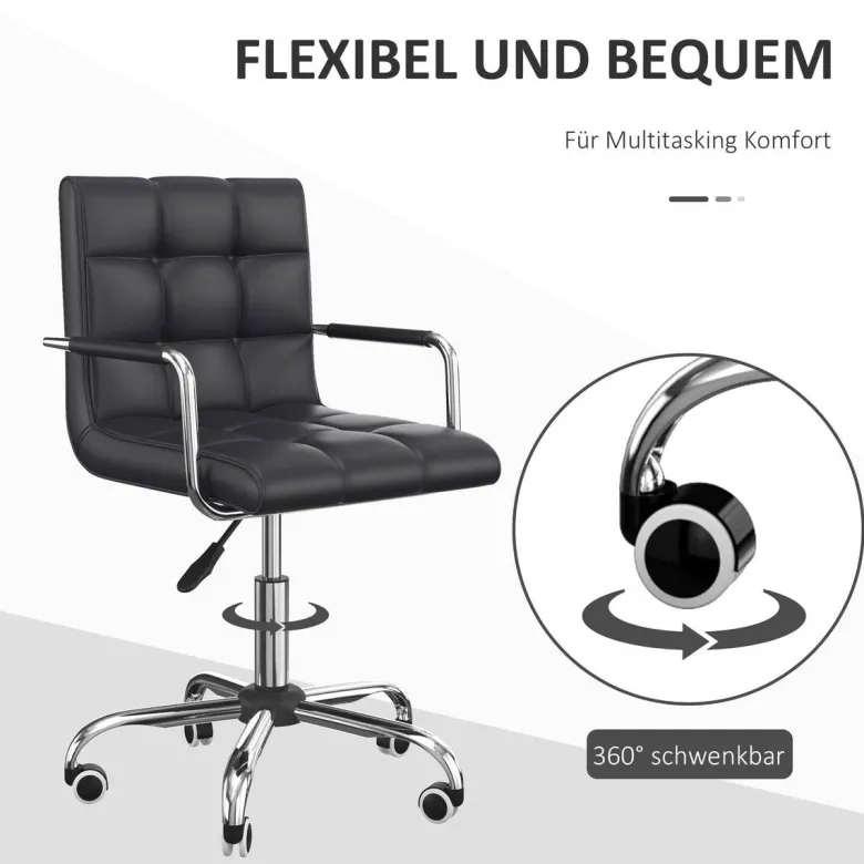 Drehstuhl 02-0697 schwarz
