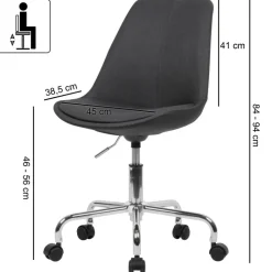 Drehstuhl schwarz