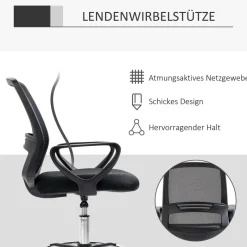 Drehstuhl 921-187 schwarz