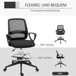Drehstuhl 921-187 schwarz