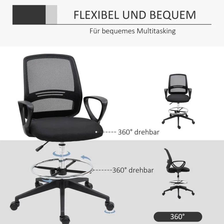 Drehstuhl 921-187 schwarz