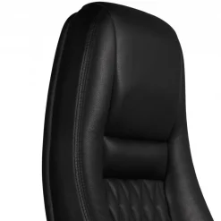 Drehstuhl schwarz Leder