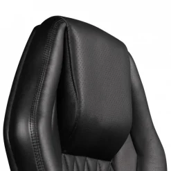 Drehstuhl schwarz Leder