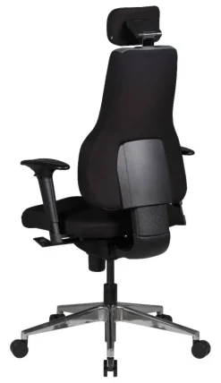 Drehstuhl schwarz Stoff