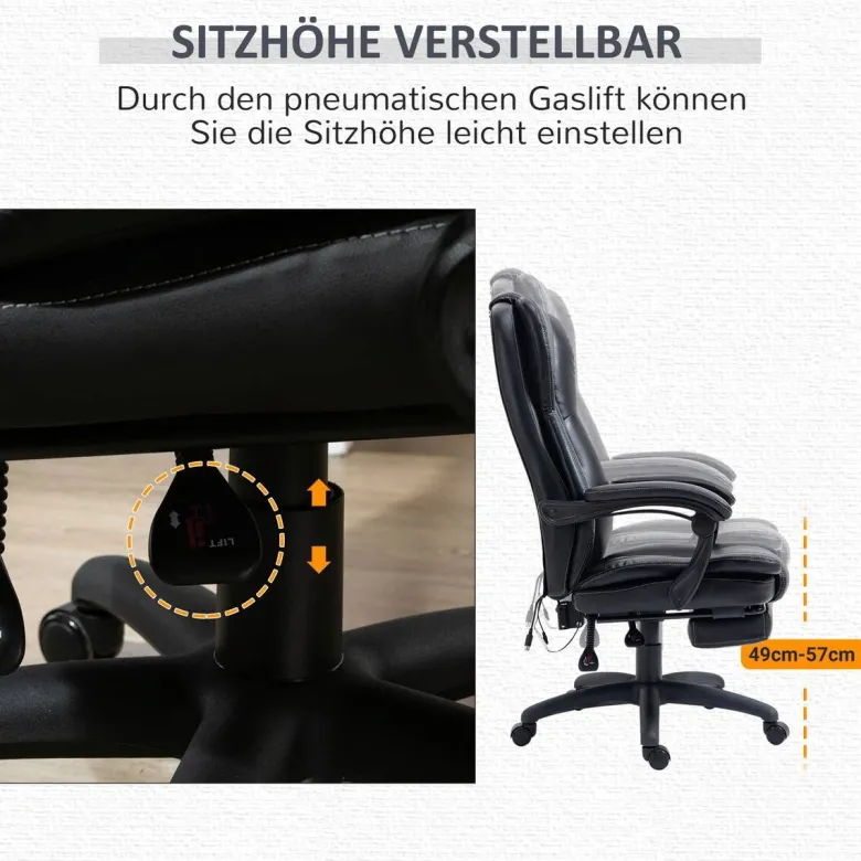 Drehstuhl 921-539V90BK schwarz