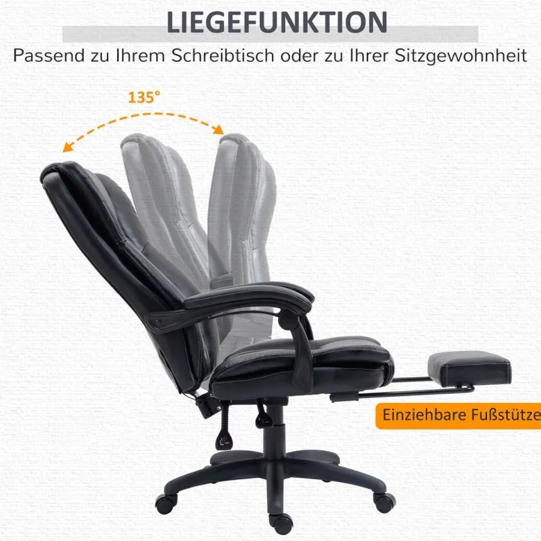 Drehstuhl 921-539V90BK schwarz