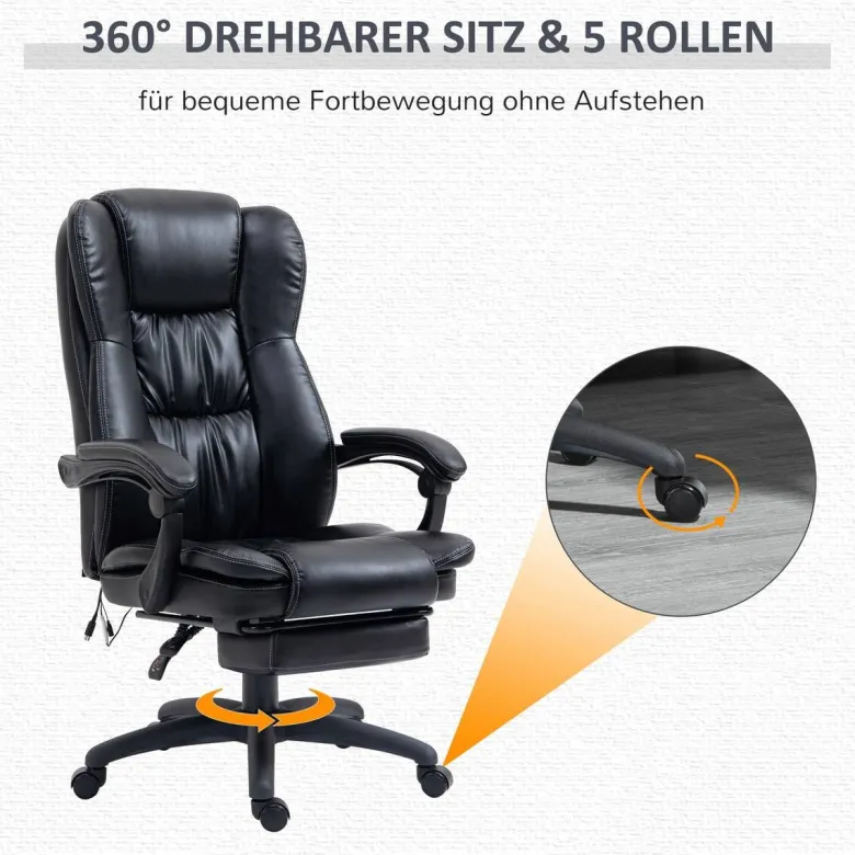 Drehstuhl 921-539V90BK schwarz
