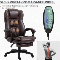Drehstuhl 921-539V90BN braun