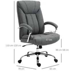 Drehstuhl 921-472V80GY grau