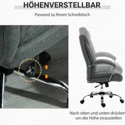 Drehstuhl 921-472V80GY grau