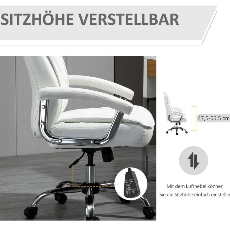 Drehstuhl 921-473WT weiß