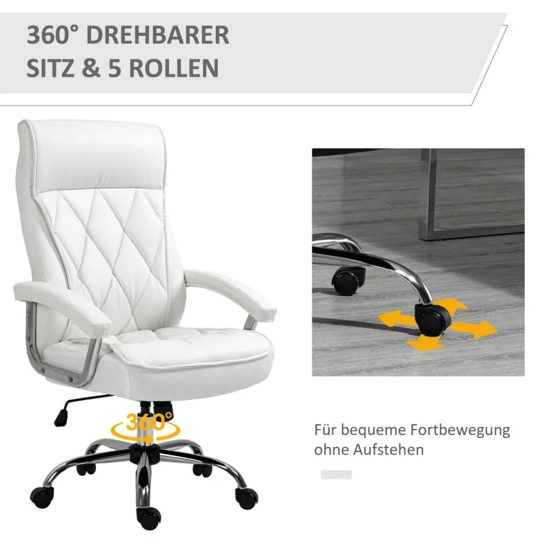 Drehstuhl 921-473WT weiß