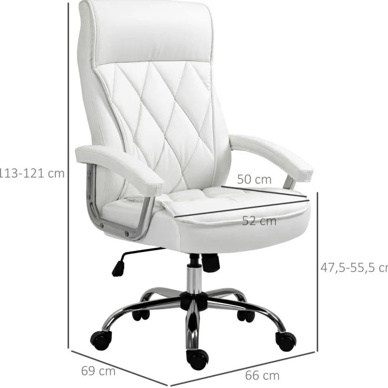 Drehstuhl 921-473WT weiß