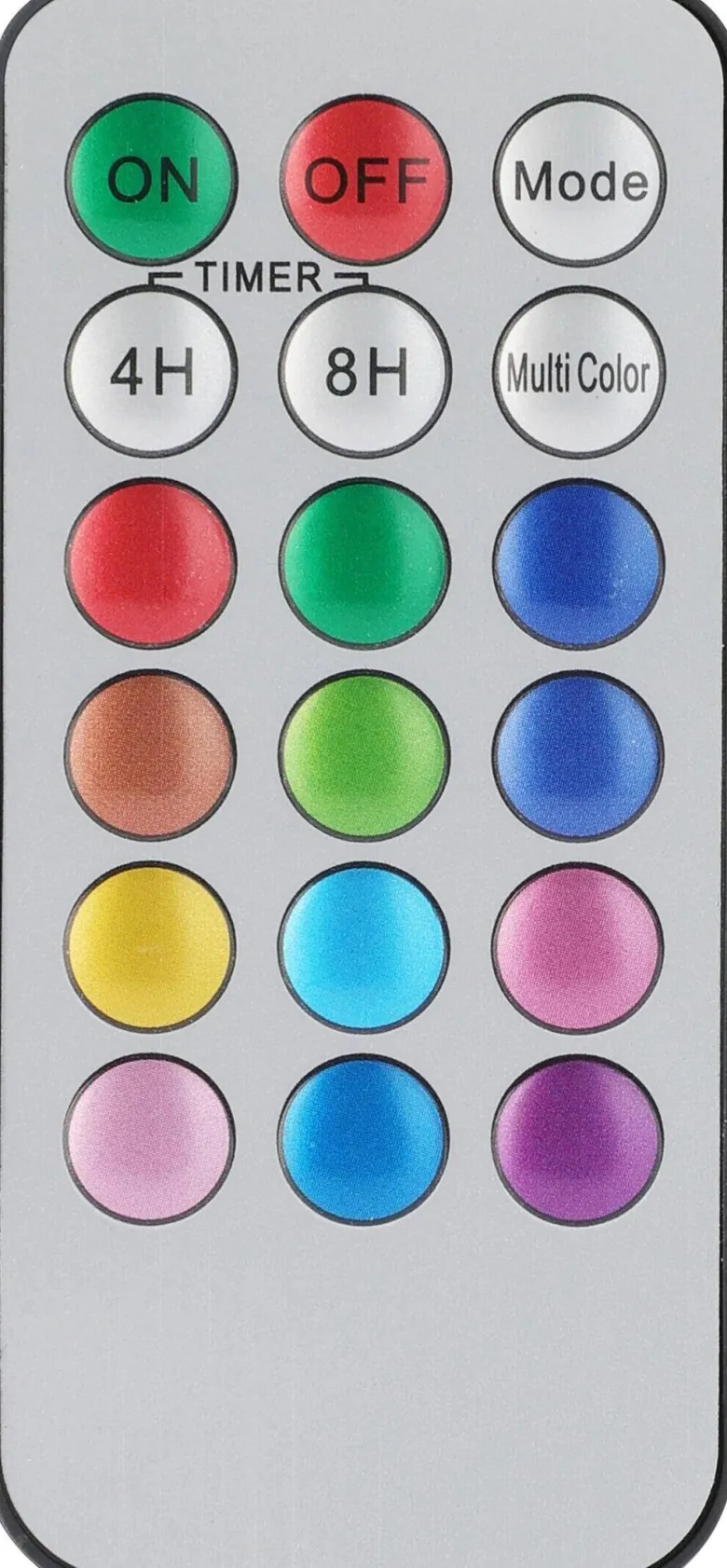 Drucklicht weiß Kunststoff B/H/L: ca. 29,5x18,5x4 cm
