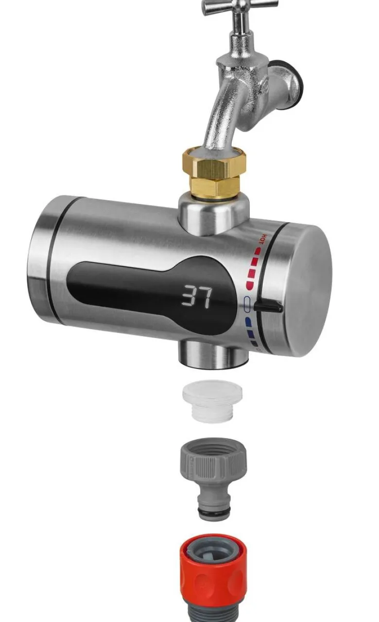 Durchlauferhitzer Edelstahloptik
