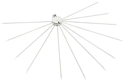 Duschspinne weiß MDF 1er Pack
