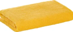 Duschtuch gelb Baumwolle B/L: ca. 70x140 cm