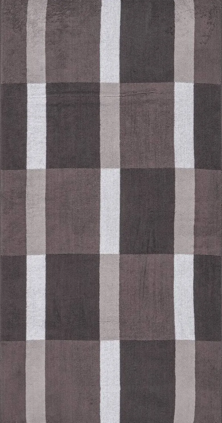 Duschtuch grau Baumwolle B/L: ca. 70x140 cm