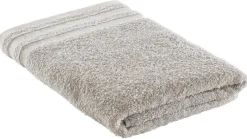 Duschtuch Miami silber Baumwolle B/L: ca. 70x140 cm