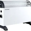 EasyMaxx Konvektor 19420 schwarz weiß Metall Kunststoff B/H/L: ca. 20x53,5x38,5 cm ca. 2000 W
