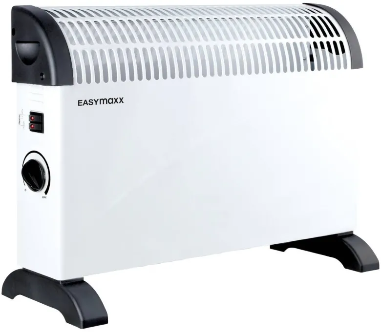 EasyMaxx Konvektor 19420 schwarz weiß Metall Kunststoff B/H/L: ca. 20x53,5x38,5 cm ca. 2000 W