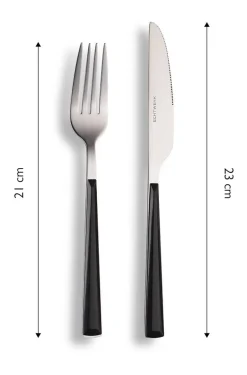 ECHTWERK Besteckset Basic schwarz Edelstahl 16 tlg.