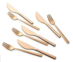 ECHTWERK Besteckset bronze Edelstahl 8 tlg.